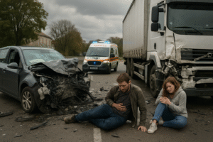 deux personnes ont été blessées dans un accident impliquant une voiture et un camion près d'orléans. découvrez les circonstances de ce choc et la situation des victimes.