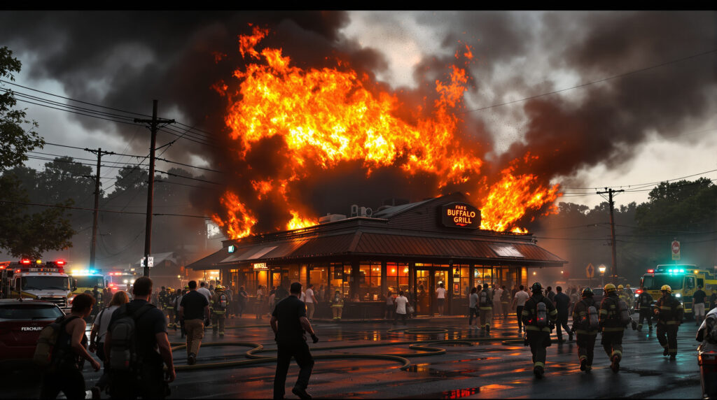 un incendie s'est déclaré au buffalo grill de barjouville, entraînant l'évacuation rapide d'une centaine de clients et du personnel. découvrez les circonstances de l'incident et les réactions sur place.