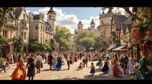 découvrez un spectacle immersif unique qui plonge au cœur de l'histoire d'une commune en gironde. avec plus de 1 000 personnages qui prennent vie, vivez une expérience inoubliable et explorez les richesses de ce territoire vivant à travers le temps.