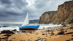 découvrez l'histoire d'un voilier échoué sur les magnifiques côtes du pas-de-calais, victime d'une panne de moteur. plongez dans les détails de cet incident maritime captivant, entre mer agitée et paysages pittoresques.