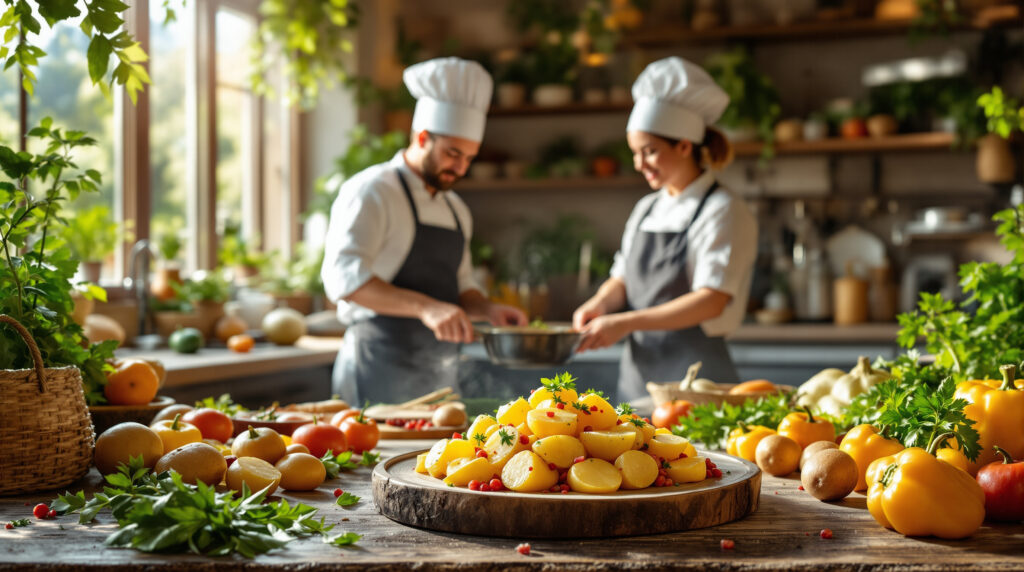 À Aurillac, un duo audacieux met à l'honneur la pomme de terre et ravit les papilles des épicuriens 3 découvrez à aurillac un duo passionné qui sublime la pomme de terre à travers des créations gourmandes et originales, pour le plus grand bonheur des amateurs de saveurs authentiques et d’expériences culinaires inédites.
