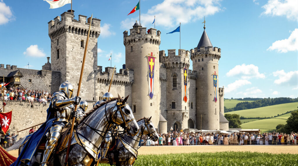 découvrez le château de combourg transformé en arène médiévale à l'occasion des journées du patrimoine 2025 : spectacles de joutes, animations historiques et immersion au cœur de l'époque chevaleresque vous attendent !