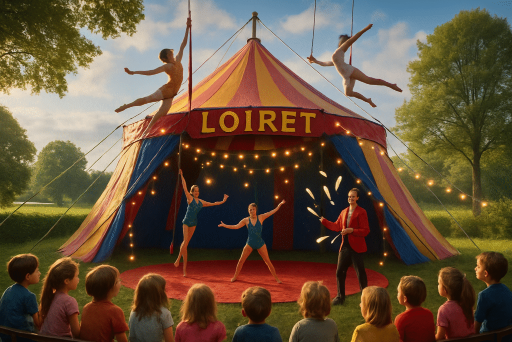 découvrez l'univers fascinant du cirque et des arts aériens au cœur du loiret ! des ateliers et spectacles pour petits et grands, accessibles à tous, pour vivre la magie et l'aventure en toute convivialité.