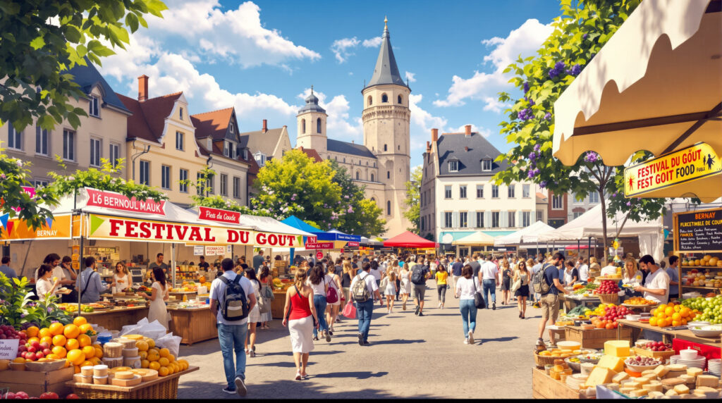 participez au festival du goût à bernay et vivez une expérience gourmande unique ! profitez d’animations, de dégustations et de rencontres avec des producteurs locaux pour un événement gastronomique inoubliable.