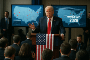 donald trump envisage la relocalisation de certains matchs de la coupe du monde 2026 en raison de préoccupations liées à la sécurité dans plusieurs villes hôtes, suscitant débats et réactions dans le monde du sport.