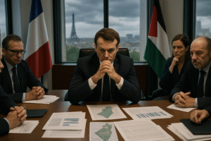 découvrez comment la récente décision d'emmanuel macron concernant la reconnaissance de l'état de palestine suscite un vif débat et divise la classe politique française.