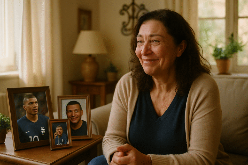 découvrez les confidences touchantes de fayza lamari, la maman de kylian mbappé, qui exprime sa fierté et son émotion envers l’homme que son fils est devenu, au-delà de ses exploits sportifs.