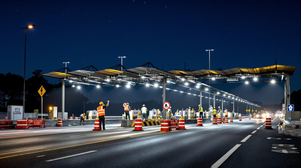 l’autoroute a13 sera fermée la nuit près du péage de dozulé pour des travaux de dépose des auvents. préparez vos déplacements et découvrez toutes les informations sur cette fermeture nocturne temporaire et ses impacts sur le trafic.
