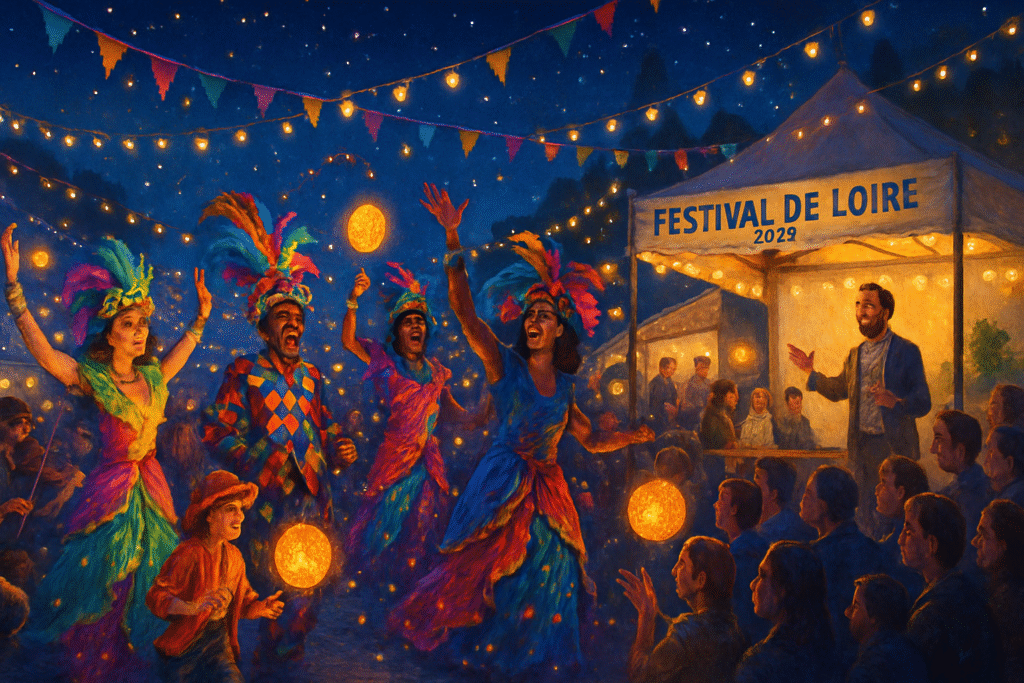 plongez dans l’ambiance unique du festival de loire orléans 2025 ce vendredi : laissez-vous émerveiller par la parade nocturne, profitez de conférences fascinantes et vibrez au son de la musique cajun lors d’une soirée mémorable sur les bords de loire.