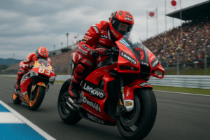 découvrez comment francesco bagnaia a dominé le sprint du grand prix du japon en motogp, laissant ses rivaux derrière lui, tandis que marc marquez a brillamment terminé à la deuxième place. résumé et faits marquants de la course.