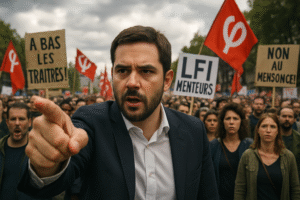 jean-philippe tanguy critique vivement les stratégies de la france insoumise durant le mouvement du 10 septembre, dénonçant des pratiques qu'il considère comme évidentes et discutables.