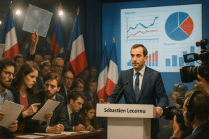 suivez en direct la présentation des premières orientations budgétaires par sébastien lecornu, sur fond de tensions politiques alors que la gauche envisage une motion de censure.