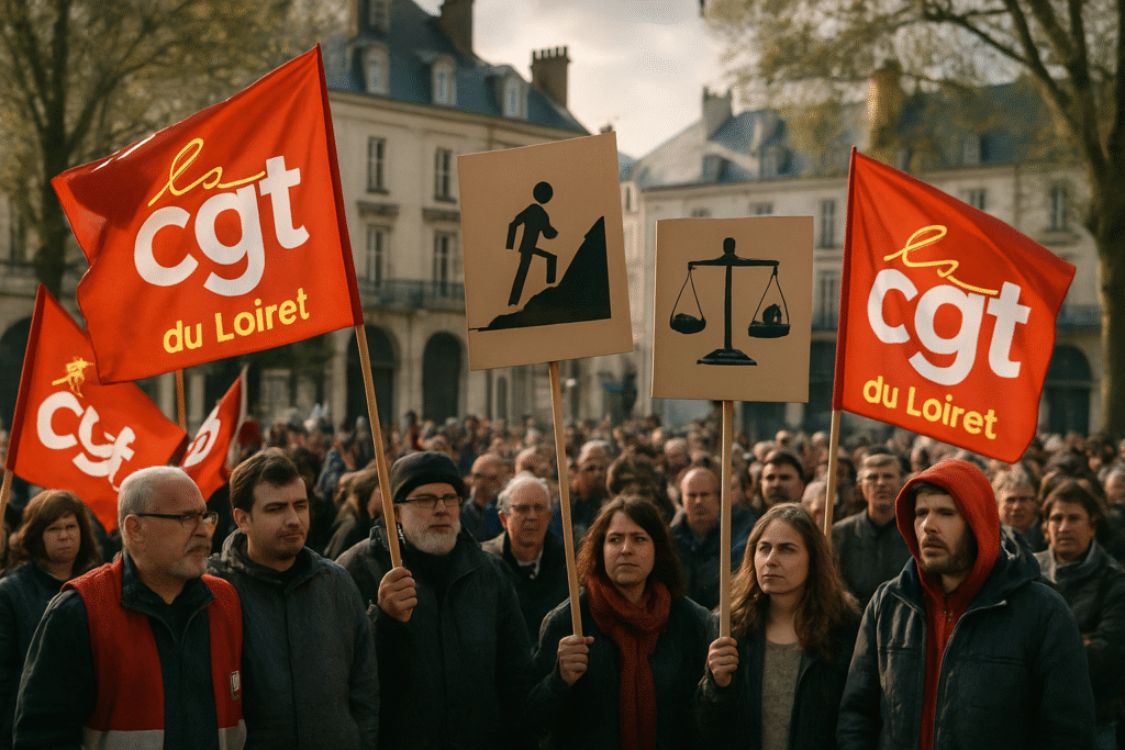 la cgt du loiret organise une nouvelle journée de protestation dans la région. découvrez les enjeux de cette mobilisation et les détails de l’événement à venir.