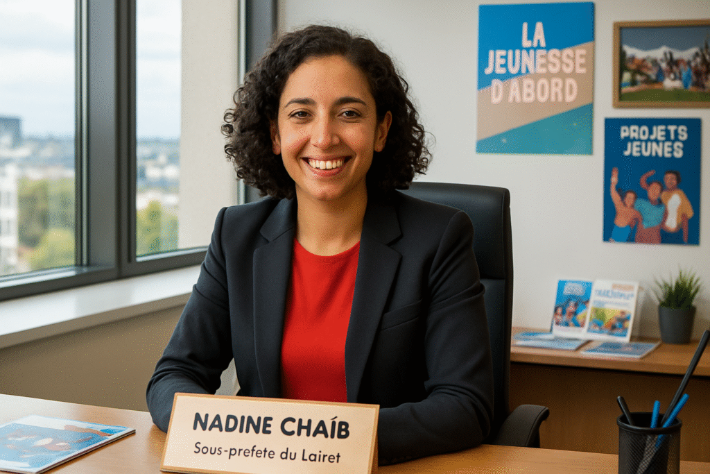 découvrez le parcours de nadine chaïb, nouvelle sous-préfète du loiret, déterminée à promouvoir l'engagement et les opportunités pour la jeunesse locale.