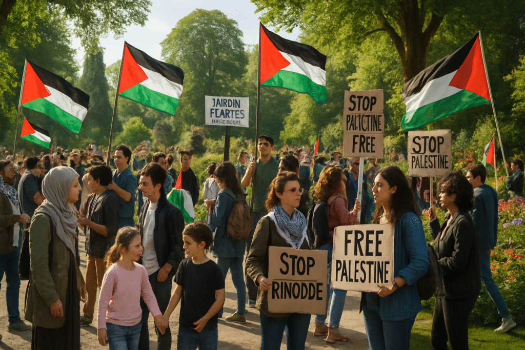 découvrez le grand rassemblement prévu au jardin des plantes d'orléans en soutien à la palestine. rejoignez cet événement solidaire pour exprimer votre engagement et en savoir plus sur les actions locales.