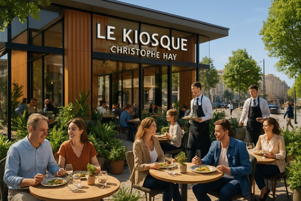 découvrez l'ouverture anticipée du nouvel établissement 'le kiosque' à orléans, porté par le célèbre chef christophe hay. profitez d'une expérience culinaire unique alliant créativité et terroir.