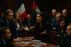 sarah knafo, membre de reconquête, estime que la reconnaissance de l'état palestinien profite au clientélisme politique en france. découvrez son analyse des enjeux et des stratégies qui animent la classe politique autour de cette question.