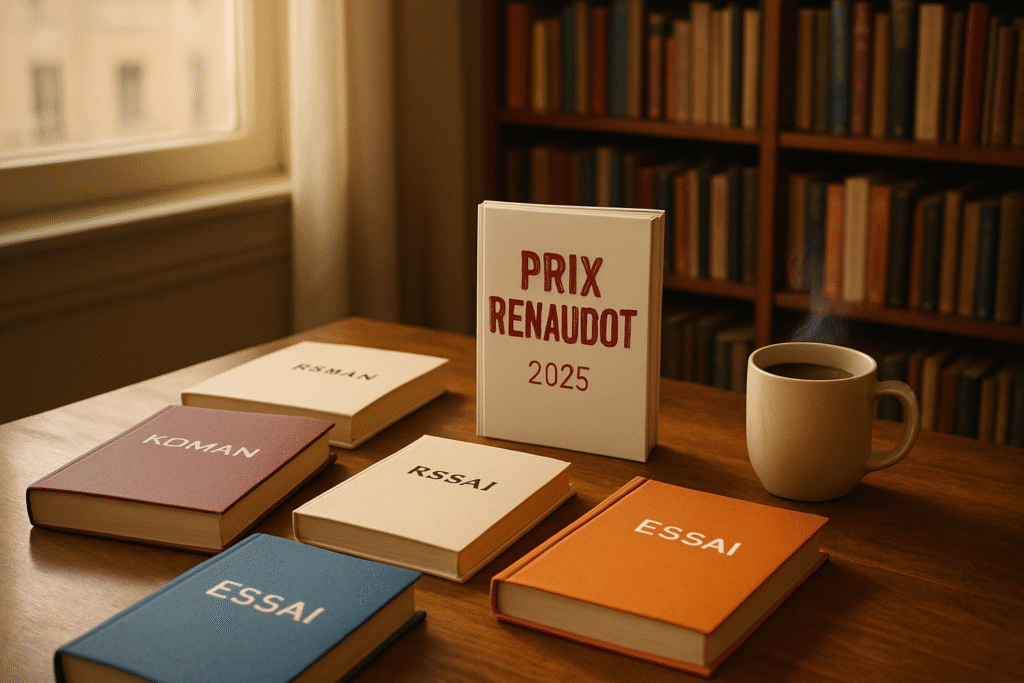 Prix Renaudot 2025 : Plongée dans la Sélection des Romans et Essais en Lice 2 découvrez la sélection officielle des romans et essais en compétition pour le prix renaudot 2025. analyse des œuvres, auteurs en lice et enjeux littéraires de cette prestigieuse récompense.