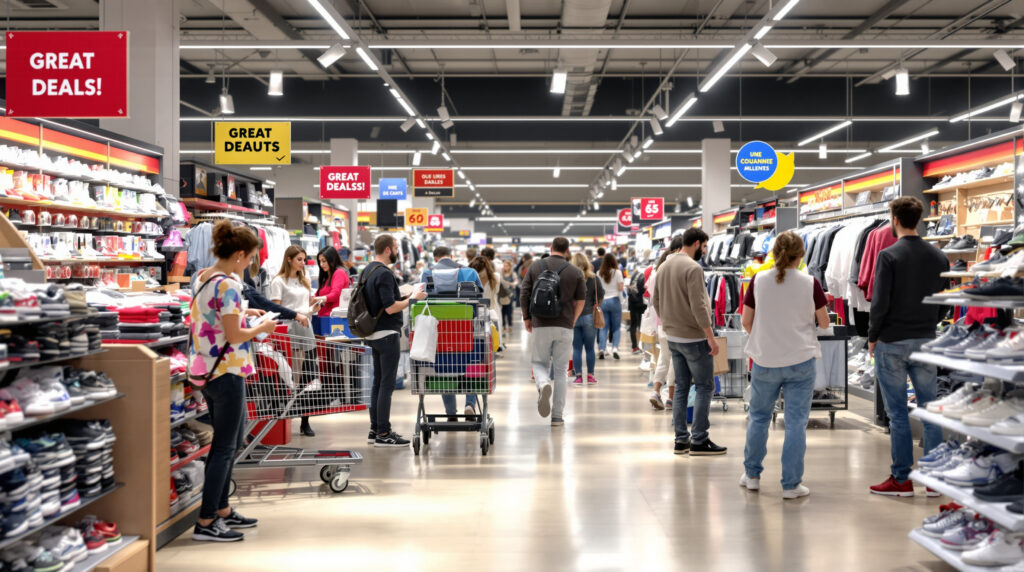 profitez des meilleures offres sur des baskets et vêtements à prix cassés en sarthe ! déstockages exceptionnels en grande surface : faites le plein de bonnes affaires tendances et économisez sur vos achats mode.