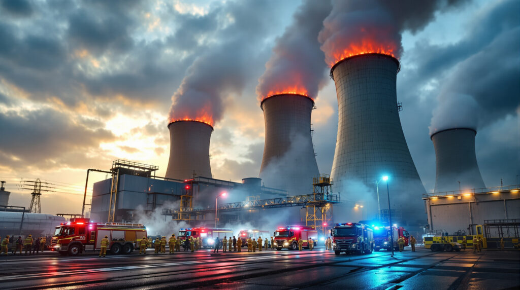 découvrez comment un exercice de simulation d'accident nucléaire à grande échelle a été organisé près de dieppe, à la centrale de penly, pour tester les dispositifs de sécurité et préparer les équipes d'intervention.