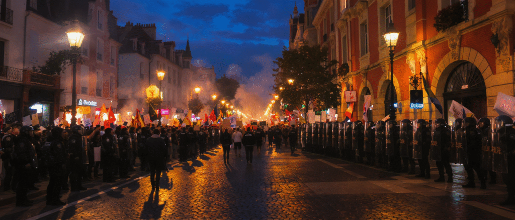 découvrez comment une soirée tendue à tours s’est transformée en affrontements au centre-ville, et comment autorités et citoyens lancent un appel à l’unité pour restaurer le calme et la cohésion dans la cité.