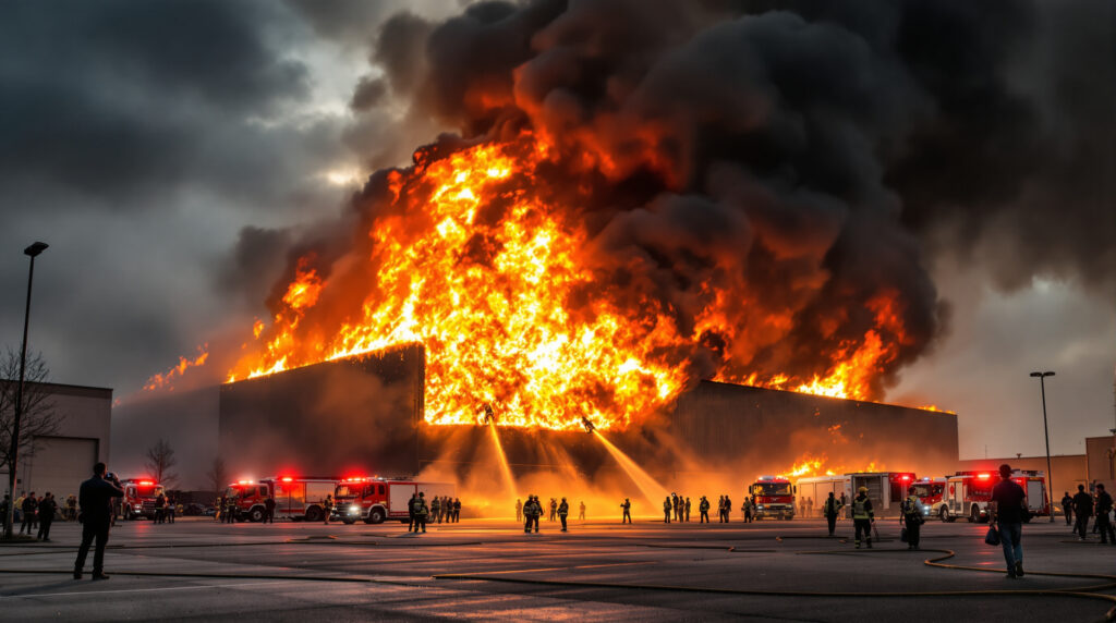 un important incendie a détruit un entrepôt de roundballers en loire-atlantique. découvrez comment l'intervention rapide et coordonnée des pompiers a permis de maîtriser le sinistre et d'éviter une catastrophe majeure.
