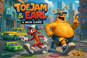découvrez le tout nouvel opus de toejam & earl, un jeu inspiré du classique de la mega drive. préparez-vous à retrouver l’univers funky et l’humour décalé de la célèbre série, réinventés pour une nouvelle génération de joueurs !