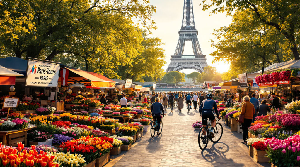 en raison de la classique cycliste paris-tours, le marché aux fleurs sera exceptionnellement déplacé. découvrez le nouvel emplacement et les informations pratiques pour profiter du marché malgré le changement.
