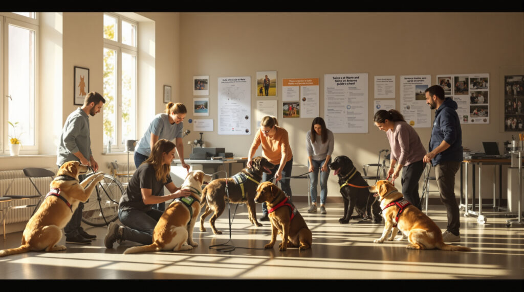 Découverte des coulisses de l'école des chiens guides d'aveugles de Seine-et-Marne : le lien social au cœur de leur mission 1 plongez dans les coulisses de l'école des chiens guides d'aveugles de seine-et-marne et découvrez comment le lien social est au centre de leur mission, entre dressage, accompagnement et solidarité.