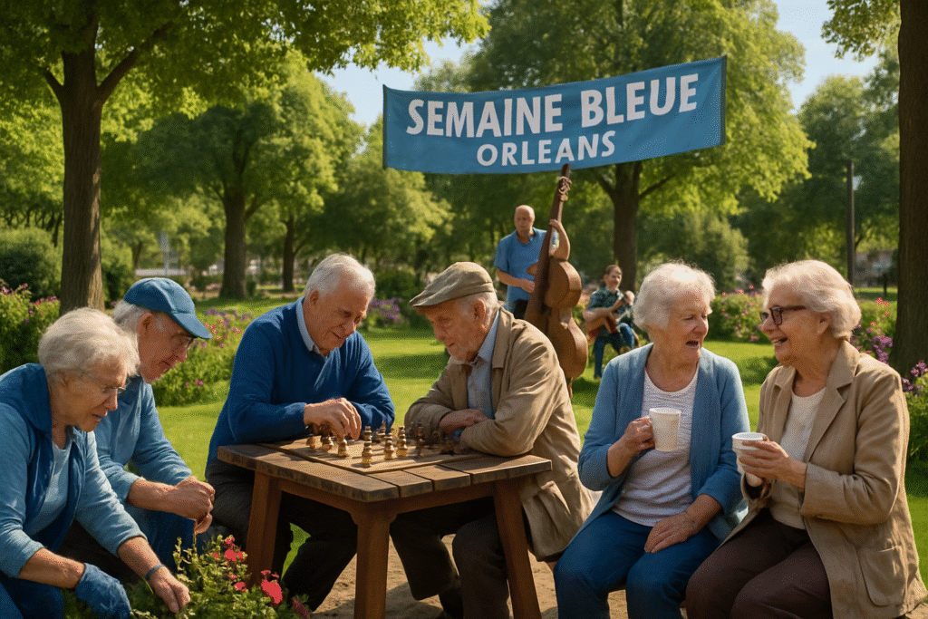 participez à la semaine bleue autour d'orléans : découvrez des activités ludiques et enrichissantes spécialement conçues pour nos aînés, favorisant le partage, la convivialité et le bien-être.