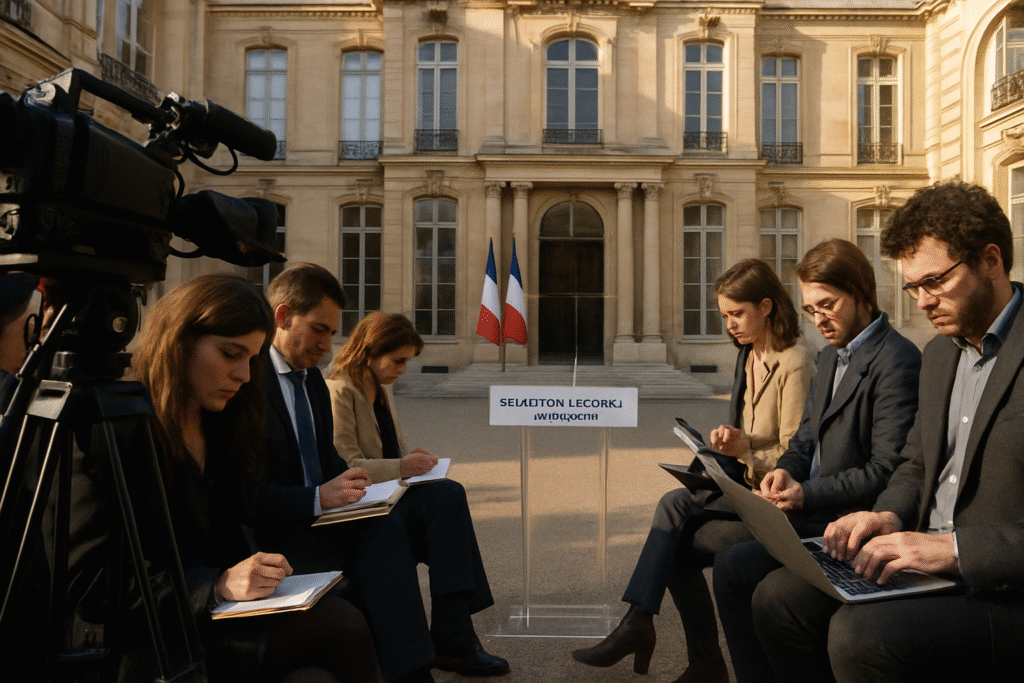 suivez en direct la crise politique : sébastien lecornu prendra la parole à matignon à 9h30 pour faire le point sur la situation et les prochaines mesures envisagées. restez informé des dernières annonces.
