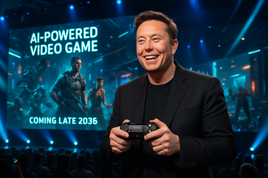 découvrez les détails sur le nouveau jeu révolutionnaire annoncé par elon musk, alimenté par l'intelligence artificielle et prévu pour une sortie fin 2026. innovation, ia et futur du gaming vous attendent dans ce projet ambitieux !