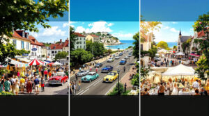 préparez votre escapade à dieppe ce week-end ! découvrez le charme du festival vintage, vibrez lors du rallye automobile et vivez la magie du salon du mariage. trois événements pour un séjour inoubliable en bord de mer.