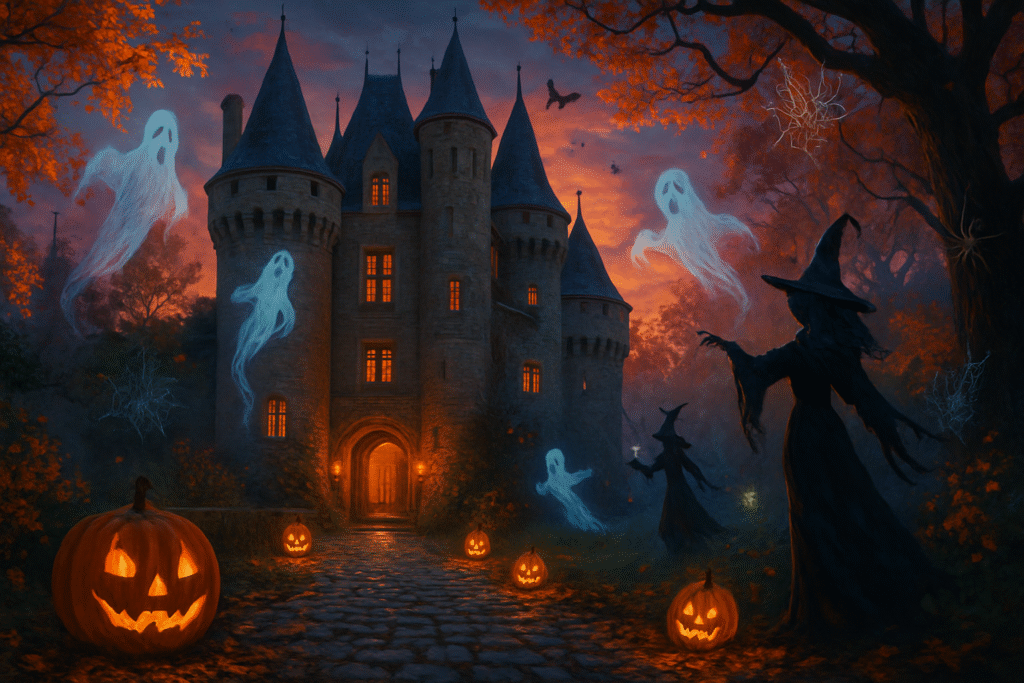 plongez dans l’ambiance mystérieuse d’halloween au cœur des châteaux du loiret ! découvrez des animations ensorcelantes pour toute la famille : spectacles, ateliers et surprises vous attendent pour un événement inoubliable.