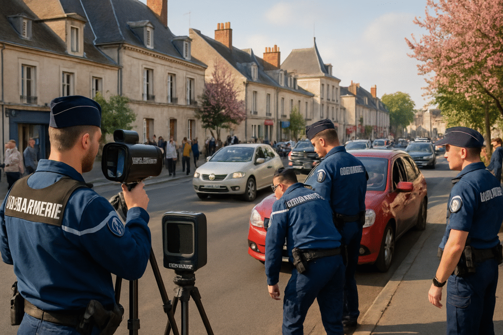 découvrez comment la gendarmerie renforce la sécurité routière dans les centres-villes de l'indre à travers des contrôles de vitesse marquants, suscitant de nombreuses réactions parmi les habitants.
