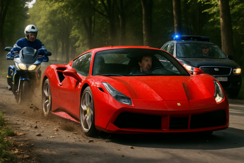 un automobiliste transforme une route du cher en piste de formule 1 sous les yeux des gendarmes. découvrez comment ils sont intervenus pour stopper cette conduite dangereuse et garantir la sécurité de tous.