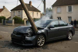 un accident s’est produit à sandillon : un conducteur a perdu le contrôle de son véhicule et a percuté un poteau électrique. découvrez les détails de l’incident, les conséquences sur la circulation et l’intervention des secours.