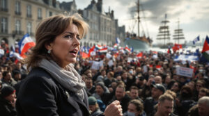 une flottille en route vers gaza a été interceptée, alors que la députée marie mesmeur joue un rôle central. à rennes, des milliers de manifestants se mobilisent en soutien, marquant une forte mobilisation citoyenne.