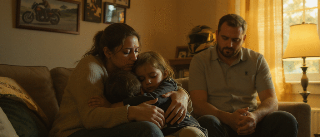 découvrez le témoignage poignant de la famille d’un motard gravement blessé à tours, dont la vie a basculé. ils espèrent aujourd’hui que la justice apportera des réponses et changera leur quotidien.