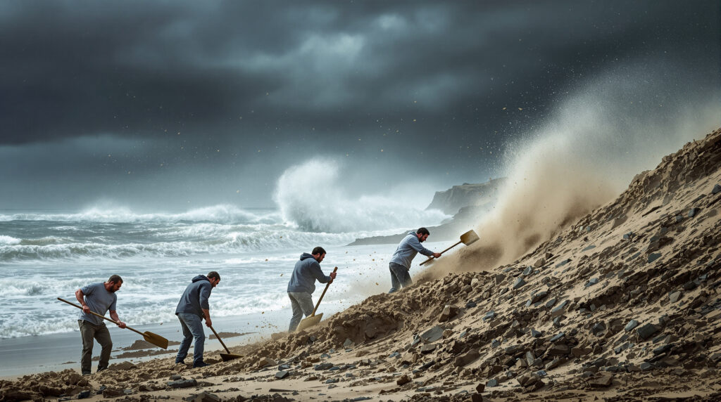 découvrez comment les habitants de la manche se mobilisent avec détermination pour protéger et restaurer leur dune après une tempête. une vidéo émouvante sur la force de la solidarité face aux défis de la nature.