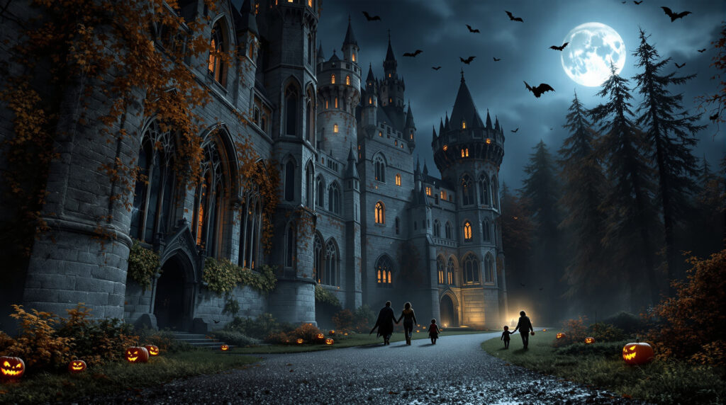 plongez en famille dans une aventure d'halloween magique et pleine de frissons au cœur d'un château mystérieux de l'orne. animations, costumes et surprises pour petits et grands garantissent une expérience inoubliable !