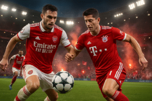 découvrez le face-à-face exceptionnel entre arsenal et bayern, deux géants du football contemporain, dans une bataille épique pleine de suspense et de passion.