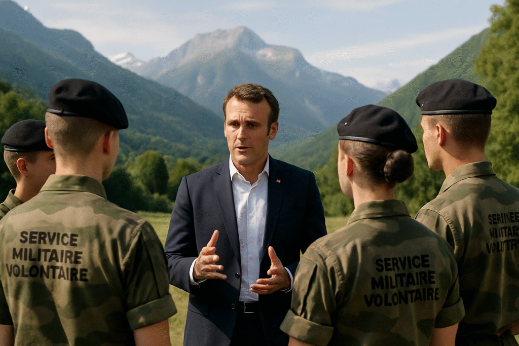 suivez en direct la visite d'emmanuel macron en isère ce jeudi, où il dévoilera les nouvelles modalités du service militaire volontaire.