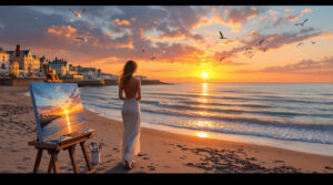 découvrez l’histoire captivante de nicole pouletty, tombée amoureuse de l’art sur la plage emblématique de trouville. un récit mêlant passion, inspiration et le charme irrésistible de ce lieu mythique.