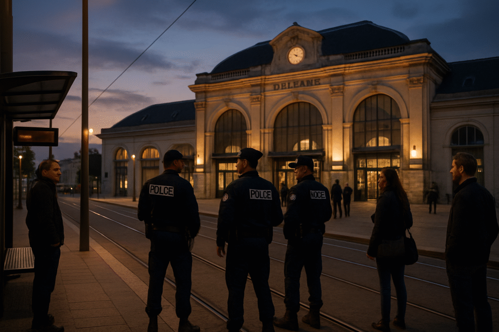 découvrez les raisons intrigantes de la présence policière devant la gare d’orléans à l’arrêt de tram et ce qui a suscité le mystère dans cette zone.