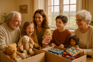 participez à la grande collecte solidaire des jouets tout au long du mois en centre-val de loire. faites le tri chez vous et offrez des sourires en redistribuant vos jouets aux enfants dans le besoin.