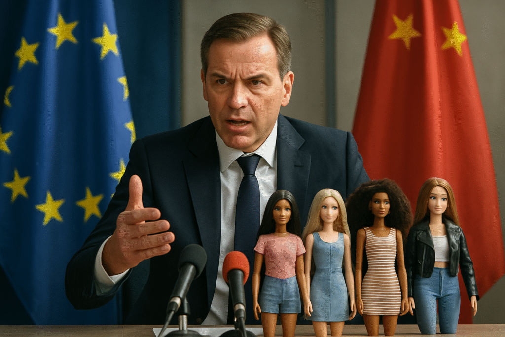 découvrez la réaction du ministre du commerce extérieur face au scandale des poupées shein, qui adopte une position ferme à l'égard de la chine pour protéger les consommateurs et le marché français.