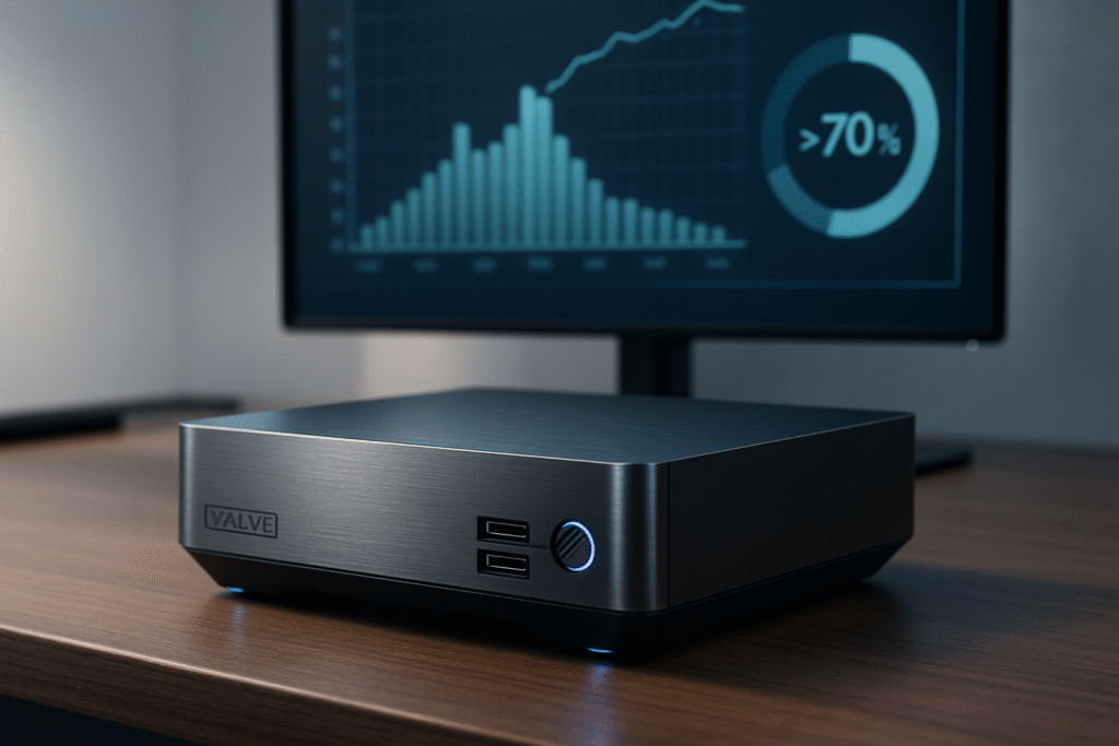 découvrez la steam machine de valve, une console révolutionnaire qui surpasse 70 % des pc des utilisateurs steam, offrant performance et innovation pour une expérience gaming optimale.