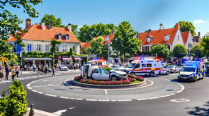 découvrez les détails d'un accident spectaculaire survenu au rond-point d'une commune de vendée, impliquant plusieurs véhicules et mobilisant d'importants secours. retour sur les faits et les premières informations.