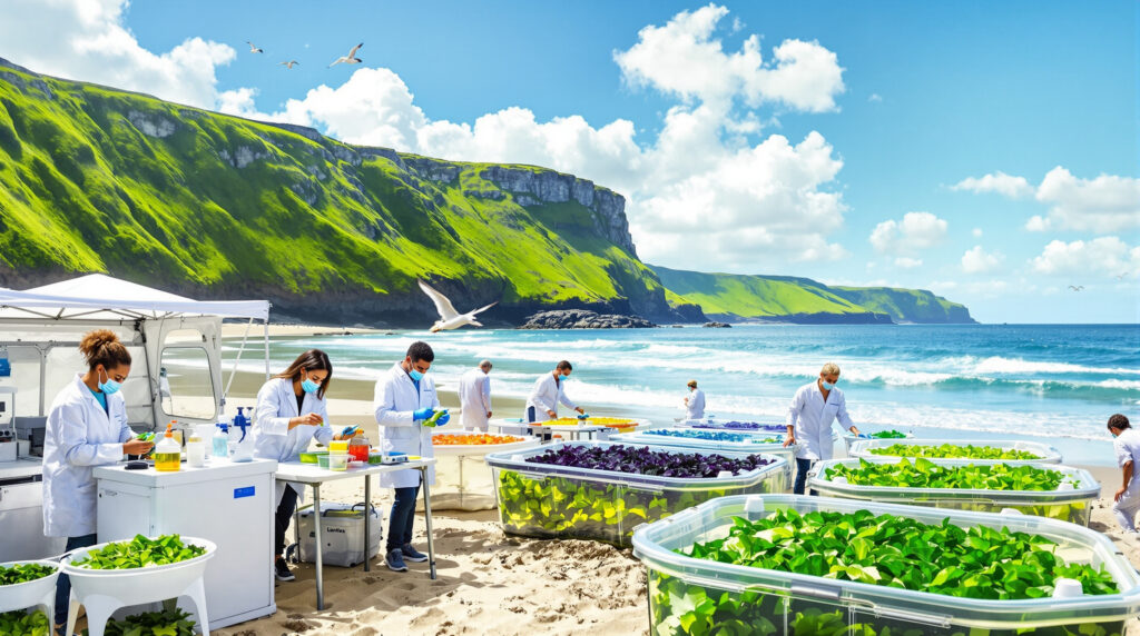 découvrez un projet innovant lancé dans la manche, misant sur les bienfaits des algues pour renforcer notre santé. un atout naturel et prometteur pour votre bien-être !